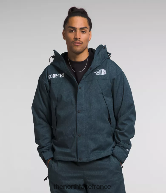 vêtements The North Face Hommes veste de montagne gtx bleu jean/noir tnf ZPZRD542