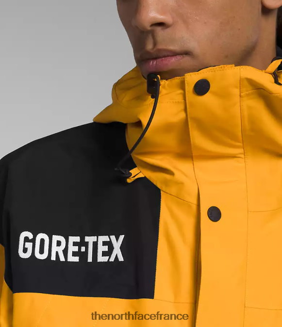 vêtements The North Face Hommes veste de montagne gtx sommet or/tnf noir ZPZRD544