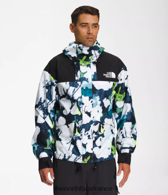 vêtements The North Face Hommes veste de montagne rétro 86 imprimé floral abstrait marine smmt ZPZRD1293