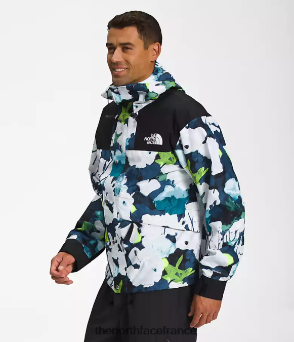 vêtements The North Face Hommes veste de montagne rétro 86 imprimé floral abstrait marine smmt ZPZRD1293