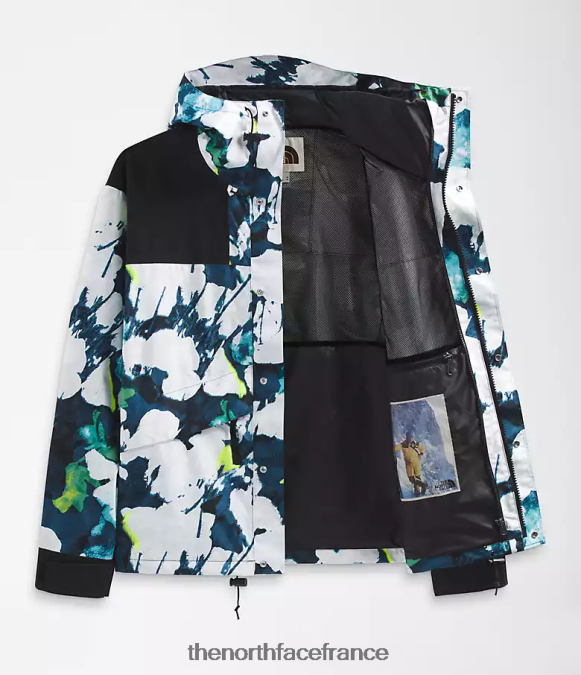 vêtements The North Face Hommes veste de montagne rétro 86 imprimé floral abstrait marine smmt ZPZRD1293