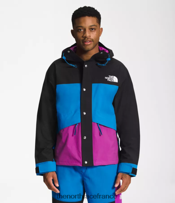 vêtements The North Face Hommes veste de montagne rétro 86 tnf noir/super sonic bleu/violet fleur de cactus ZPZRD1296