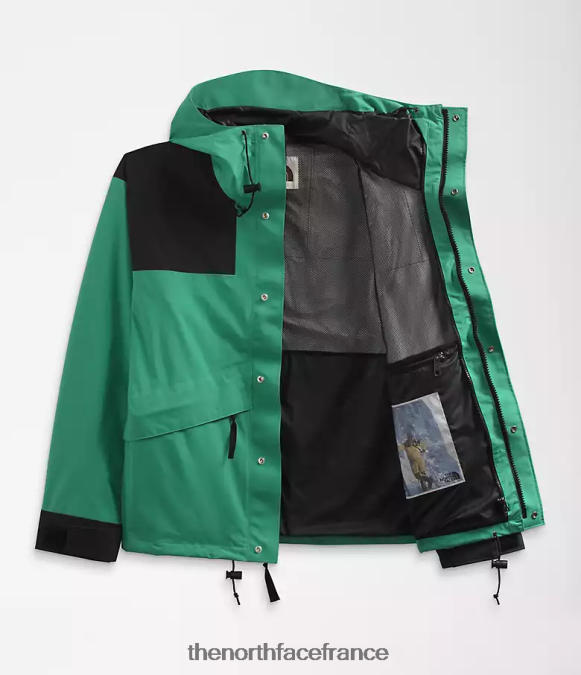 vêtements The North Face Hommes veste de montagne rétro 86 vert herbe profonde ZPZRD1295