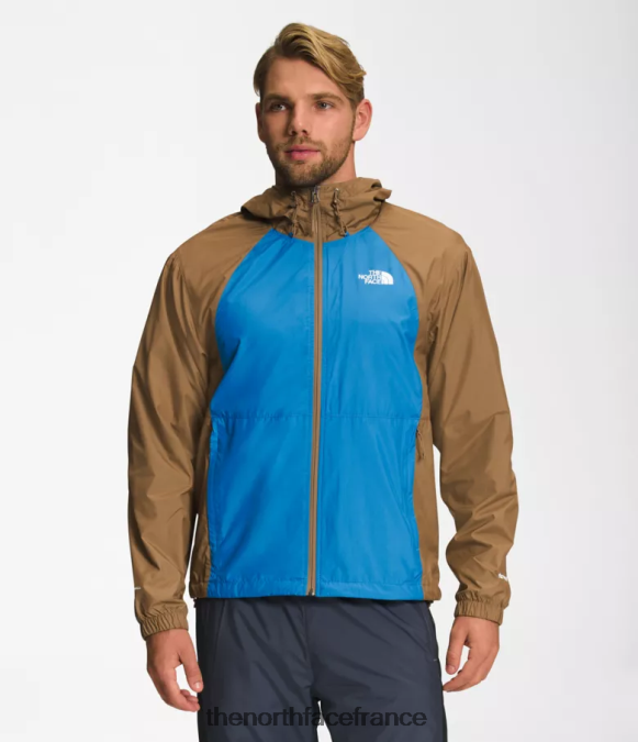 vêtements The North Face Hommes veste hydrénaline 2000 bleu super sonic/marron utilitaire ZPZRD101