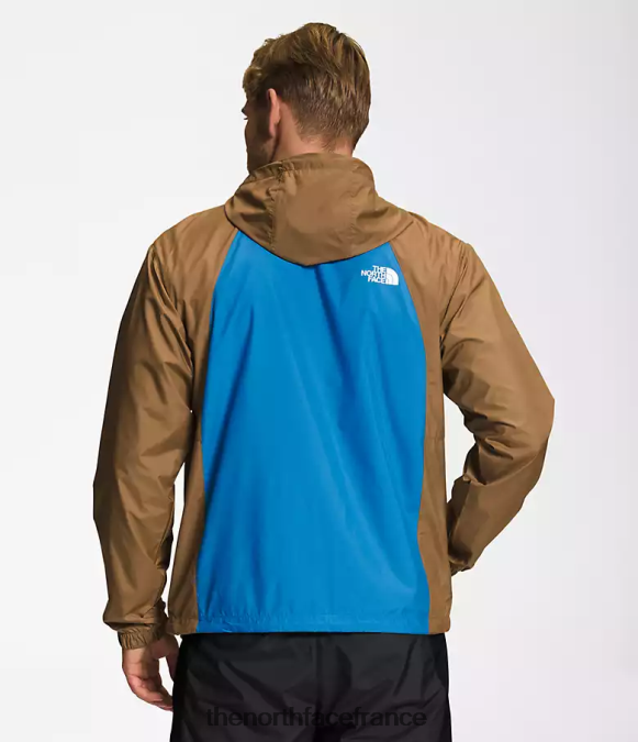 vêtements The North Face Hommes veste hydrénaline 2000 bleu super sonic/marron utilitaire ZPZRD101