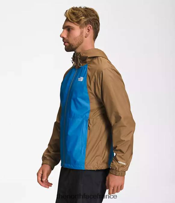 vêtements The North Face Hommes veste hydrénaline 2000 bleu super sonic/marron utilitaire ZPZRD101