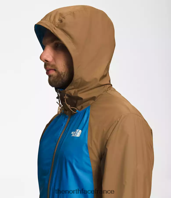 vêtements The North Face Hommes veste hydrénaline 2000 bleu super sonic/marron utilitaire ZPZRD101