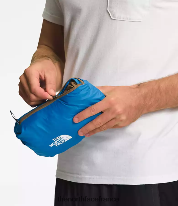 vêtements The North Face Hommes veste hydrénaline 2000 bleu super sonic/marron utilitaire ZPZRD101