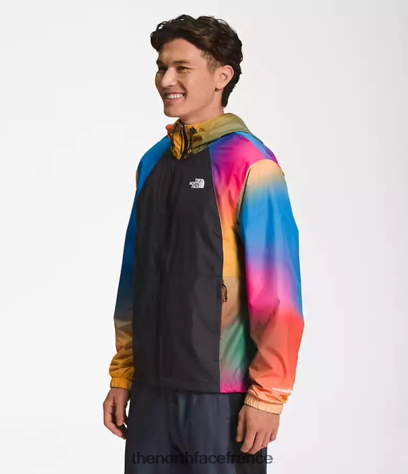 vêtements The North Face Hommes veste hydrénaline 2000 imprimé dégradé bleu super sonique ZPZRD103