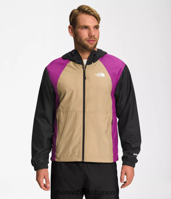 vêtements The North Face Hommes veste hydrénaline 2000 pierre kaki/fleur de cactus violet/noir tnf ZPZRD100
