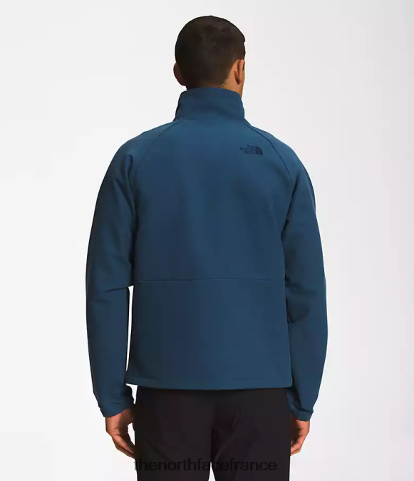 vêtements The North Face Hommes veste softshell camden bleu ombragé chiné foncé ZPZRD481