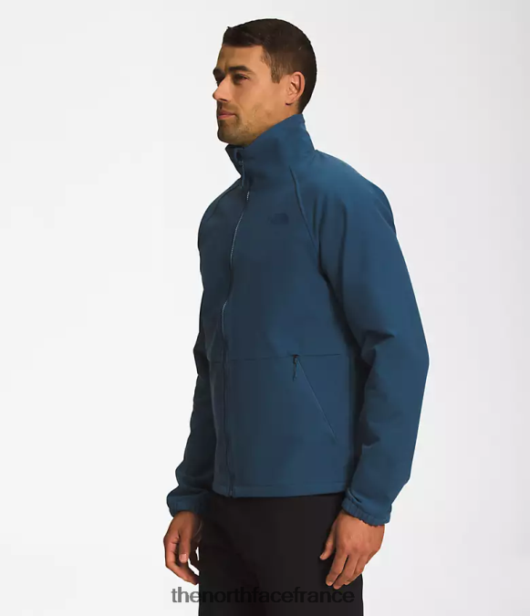 vêtements The North Face Hommes veste softshell camden bleu ombragé chiné foncé ZPZRD481