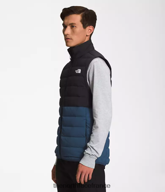 vêtements The North Face Hommes belleview gilet extensible tnf noir/bleu ombre ZPZRD1033
