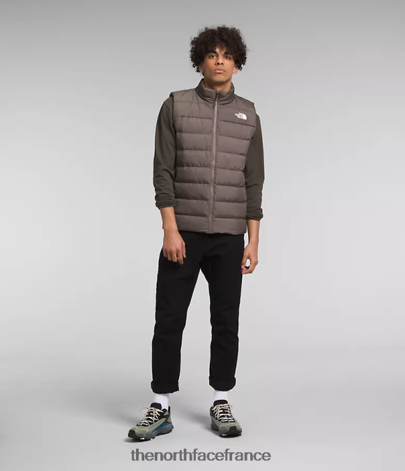 vêtements The North Face Hommes gilet aconcagua 3 faucon brun ZPZRD992