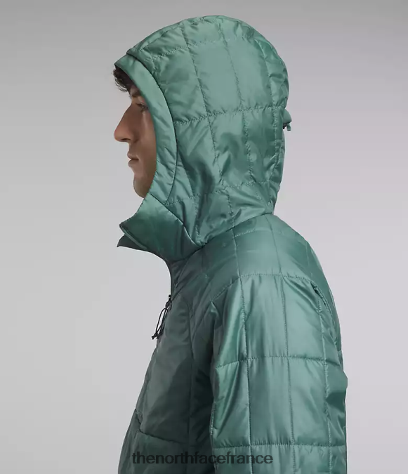 vêtements The North Face Hommes Cirloft - pull zippé sauge foncée/noir tnf ZPZRD767