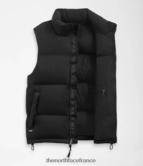 vêtements The North Face Hommes gilet nuptse rétro 1996 tnf recyclé noir ZPZRD288