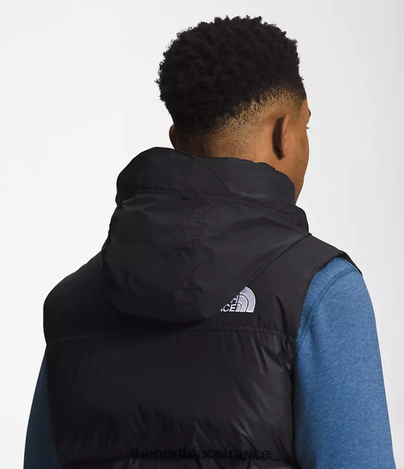 vêtements The North Face Hommes gilet nuptse rétro 1996 tnf recyclé noir ZPZRD288
