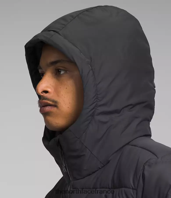 vêtements The North Face Hommes sweat à capuche aconcagua 3 gris asphalte ZPZRD535