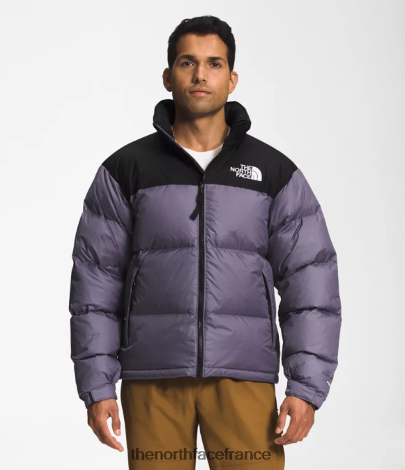 vêtements The North Face Hommes veste nuptse rétro 1996 ardoise lunaire/noir tnf ZPZRD474
