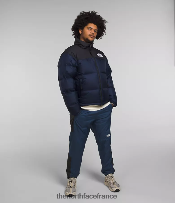 vêtements The North Face Hommes veste nuptse rétro 1996 sommet bleu marine/noir tnf ZPZRD473