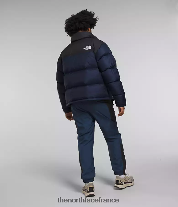 vêtements The North Face Hommes veste nuptse rétro 1996 sommet bleu marine/noir tnf ZPZRD473