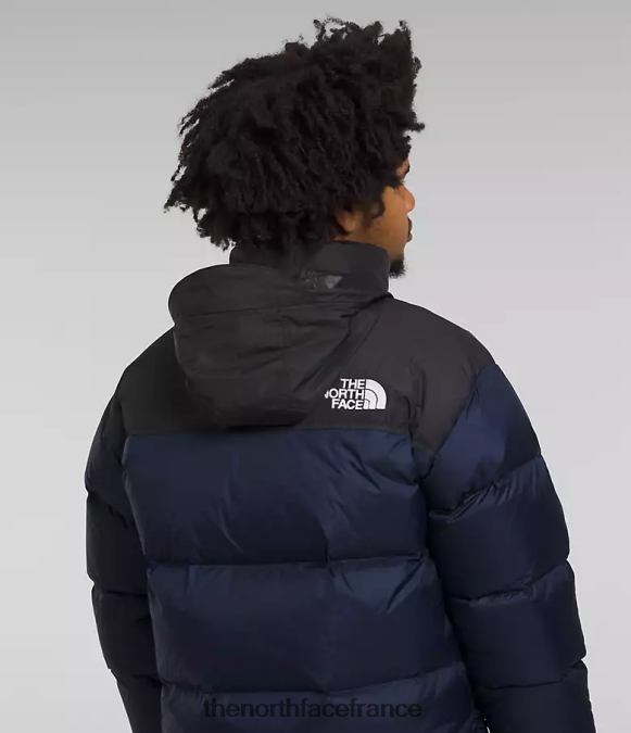 vêtements The North Face Hommes veste nuptse rétro 1996 sommet bleu marine/noir tnf ZPZRD473