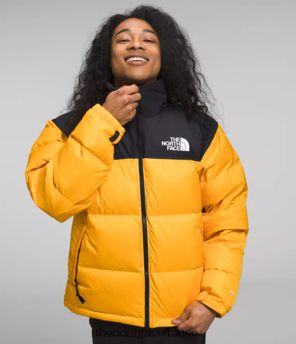 vêtements The North Face Hommes veste nuptse rétro 1996 sommet or/tnf noir ZPZRD472