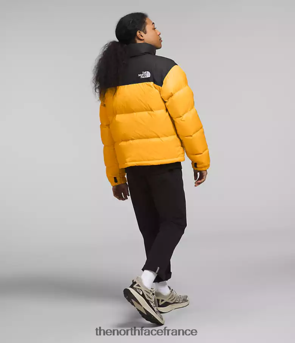 vêtements The North Face Hommes veste nuptse rétro 1996 sommet or/tnf noir ZPZRD472