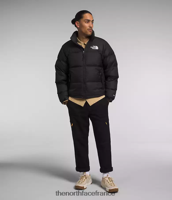 vêtements The North Face Hommes veste nuptse rétro 1996 tnf recyclé noir ZPZRD468