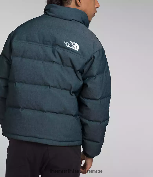vêtements The North Face Hommes veste nuptse réversible 92 bleu jean/noir tnf ZPZRD1205