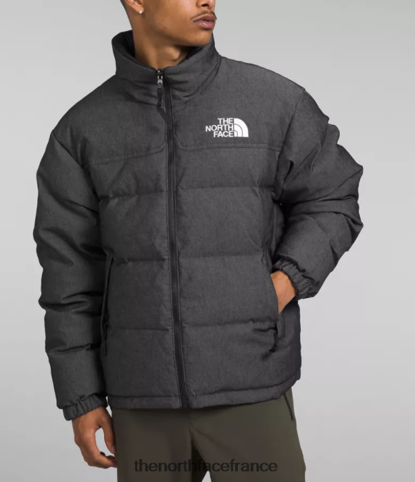 vêtements The North Face Hommes veste nuptse réversible 92 jean noir tnf ZPZRD1204