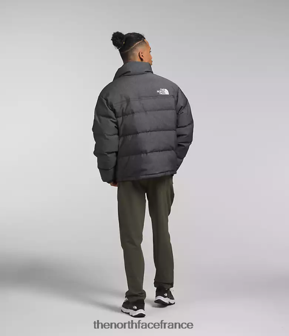 vêtements The North Face Hommes veste nuptse réversible 92 jean noir tnf ZPZRD1204