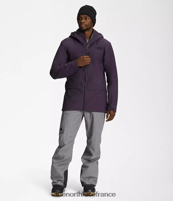 vêtements The North Face Hommes veste contre la maladie violet aubergine foncé ZPZRD115