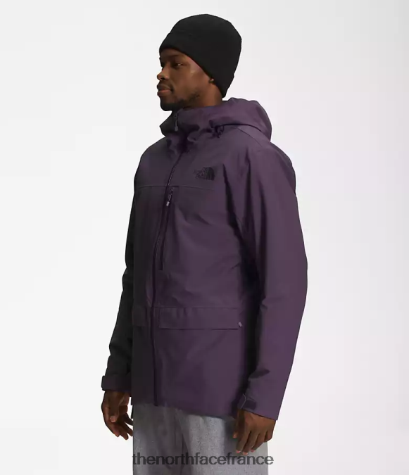 vêtements The North Face Hommes veste contre la maladie violet aubergine foncé ZPZRD115