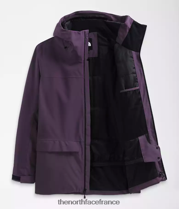vêtements The North Face Hommes veste contre la maladie violet aubergine foncé ZPZRD115