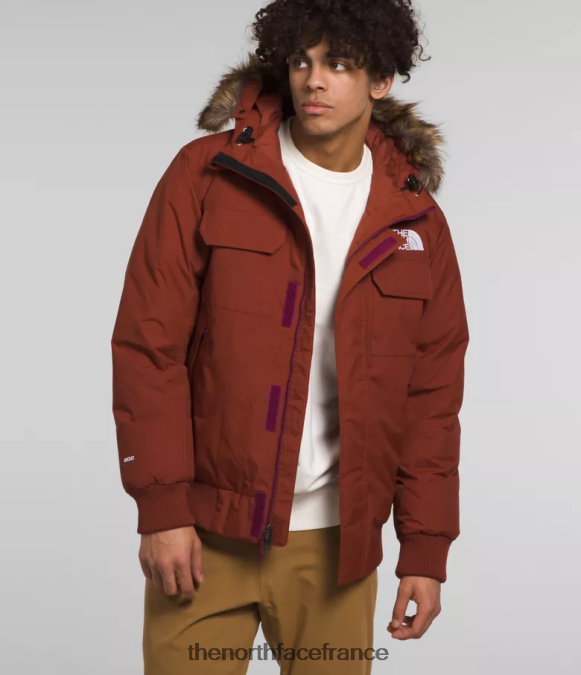 vêtements The North Face Hommes bombardier mcmurdo brun cognac ZPZRD1254