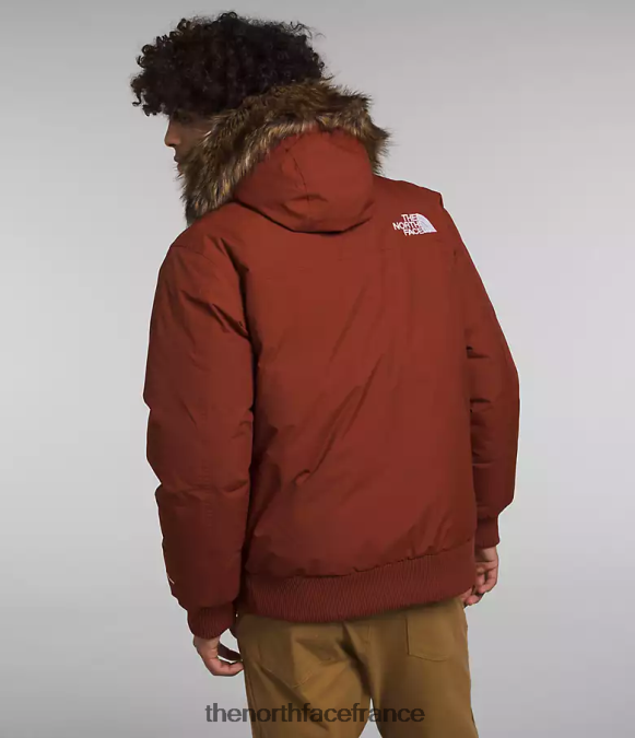 vêtements The North Face Hommes bombardier mcmurdo brun cognac ZPZRD1254