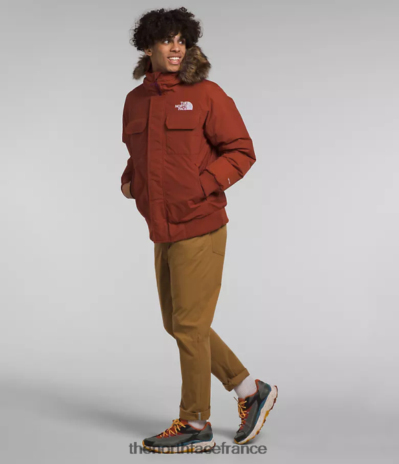 vêtements The North Face Hommes bombardier mcmurdo brun cognac ZPZRD1254