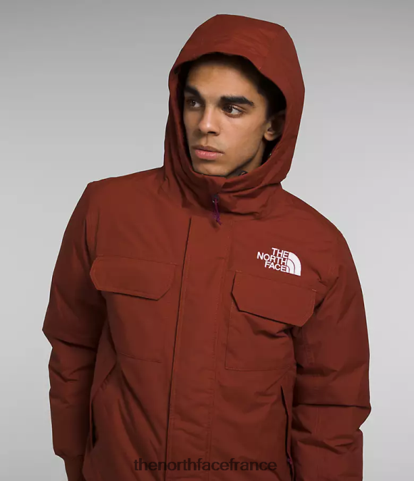 vêtements The North Face Hommes bombardier mcmurdo brun cognac ZPZRD1254