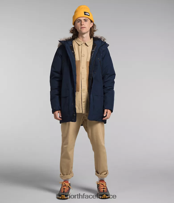 vêtements The North Face Hommes parka arctique gtx marine du sommet ZPZRD1069