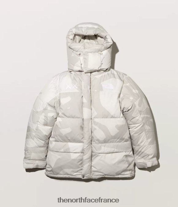 vêtements The North Face Hommes parka himalayenne rétro 1994 tnf x kaws kw imprimé hymne ivoire au clair de lune ZPZRD143