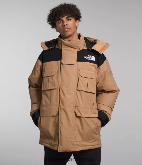 vêtements The North Face Hommes parka isolé Coldworks beurre d'amande/tnf noir ZPZRD1242