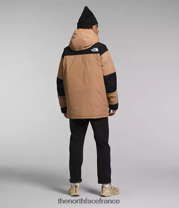 vêtements The North Face Hommes parka isolé Coldworks beurre d'amande/tnf noir ZPZRD1242
