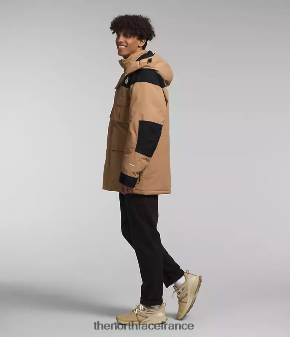 vêtements The North Face Hommes parka isolé Coldworks beurre d'amande/tnf noir ZPZRD1242