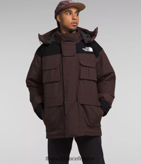 vêtements The North Face Hommes parka isolé Coldworks brun charbon/noir tnf ZPZRD1244