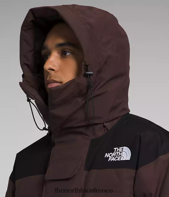 vêtements The North Face Hommes parka isolé Coldworks brun charbon/noir tnf ZPZRD1244