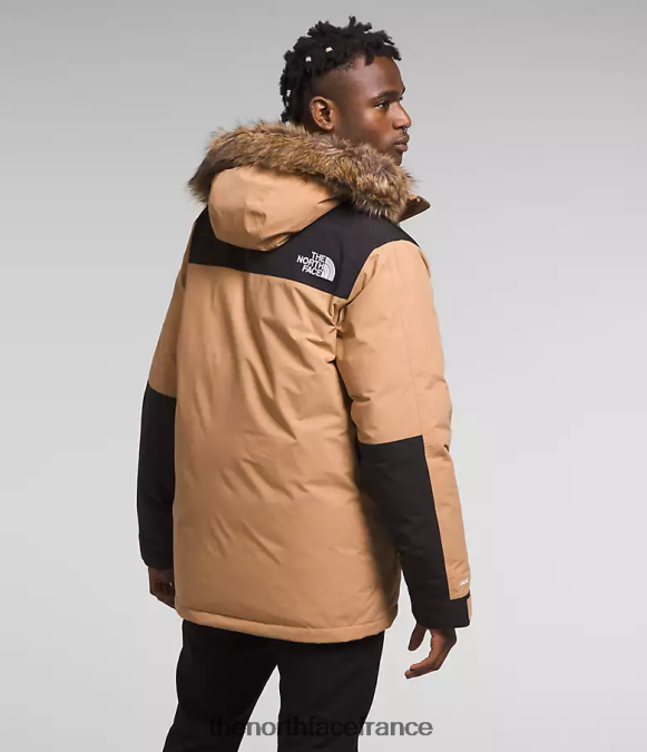 vêtements The North Face Hommes parka mcmurdo beurre d'amande/tnf noir ZPZRD4