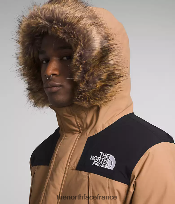 vêtements The North Face Hommes parka mcmurdo beurre d'amande/tnf noir ZPZRD4