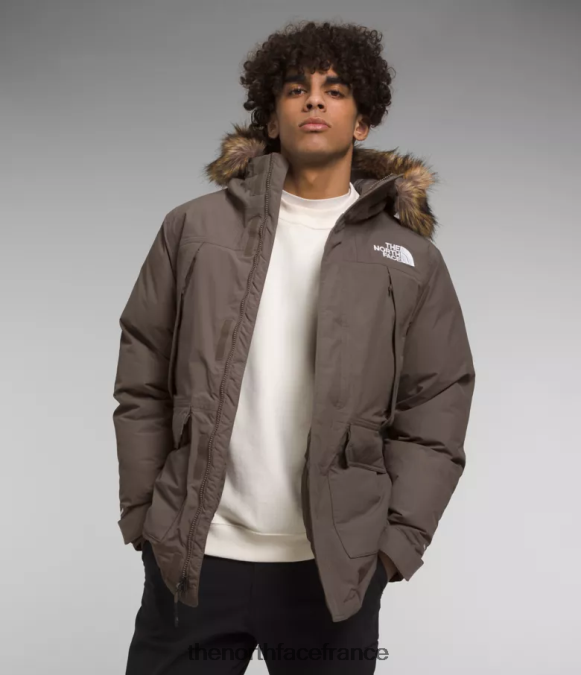 vêtements The North Face Hommes parka mcmurdo faucon brun ZPZRD2