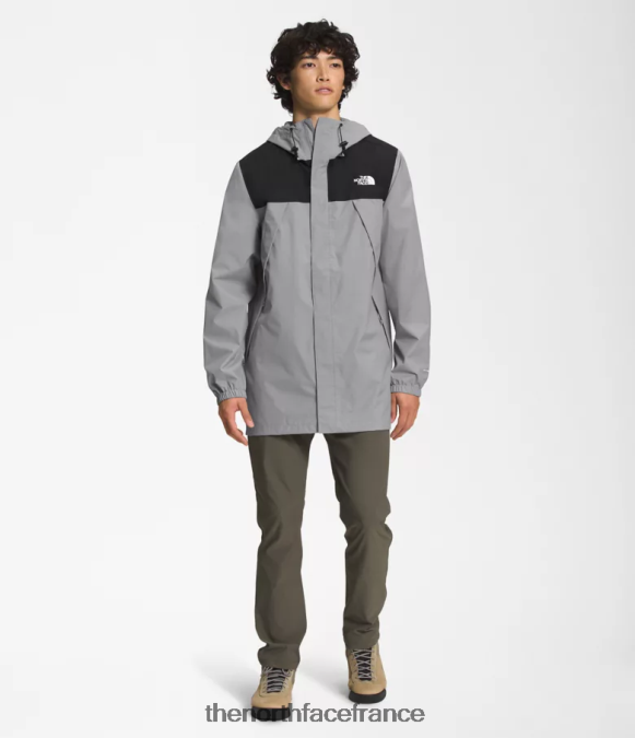 vêtements The North Face Hommes parka antora noir/gris mélangé ZPZRD539